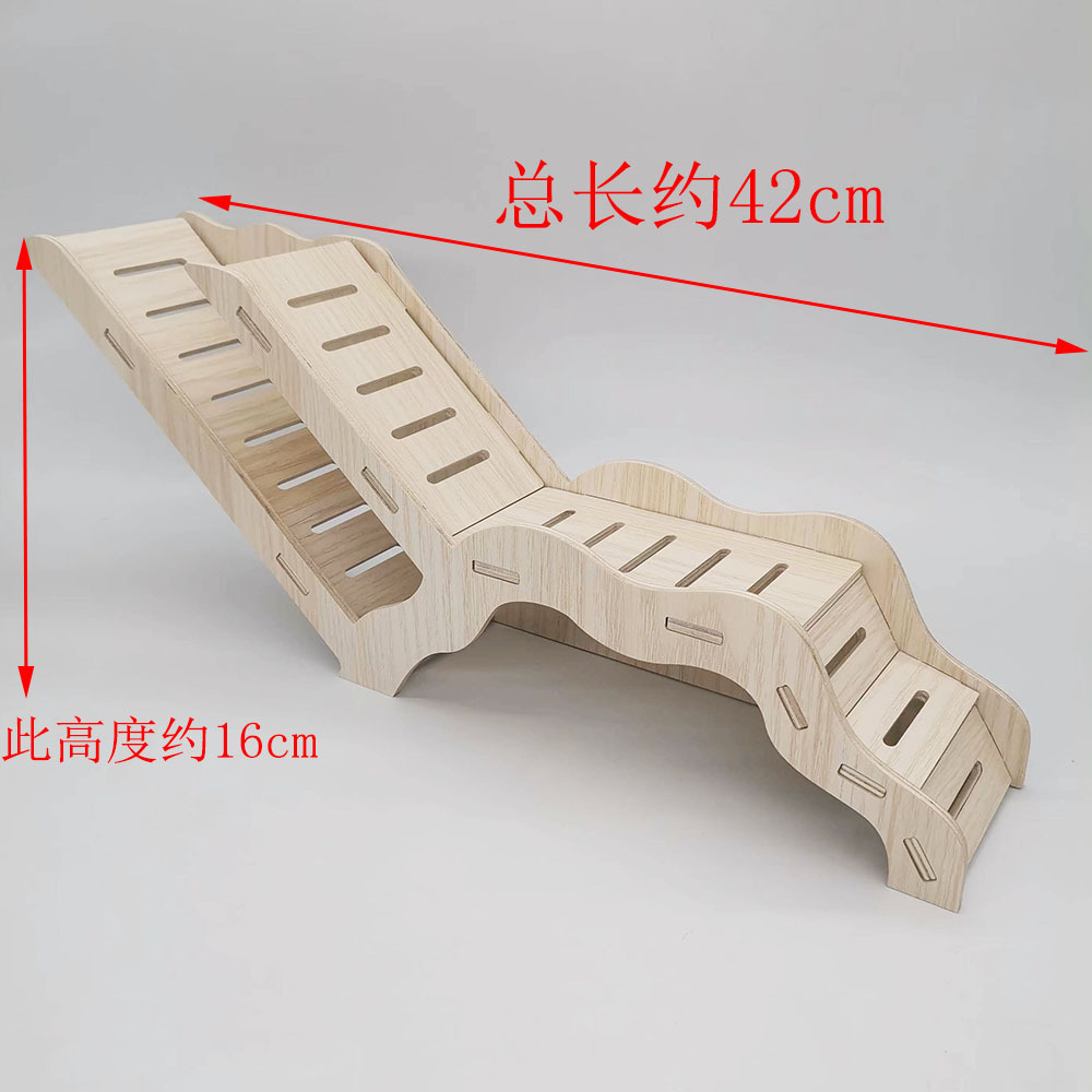 Wholesale underground cave hamster golden bear gnome peeping house multi-functional wood landscaping natural wind escape