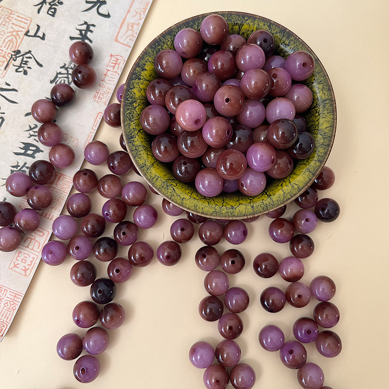 Натуральные свободные бусины бодхи, оригинальные экологические многоценные бусины, обернутые вокруг пальца, мягкие игрушки, DIY свободные бусины семян бодхи, красные бусины из синьцзяна