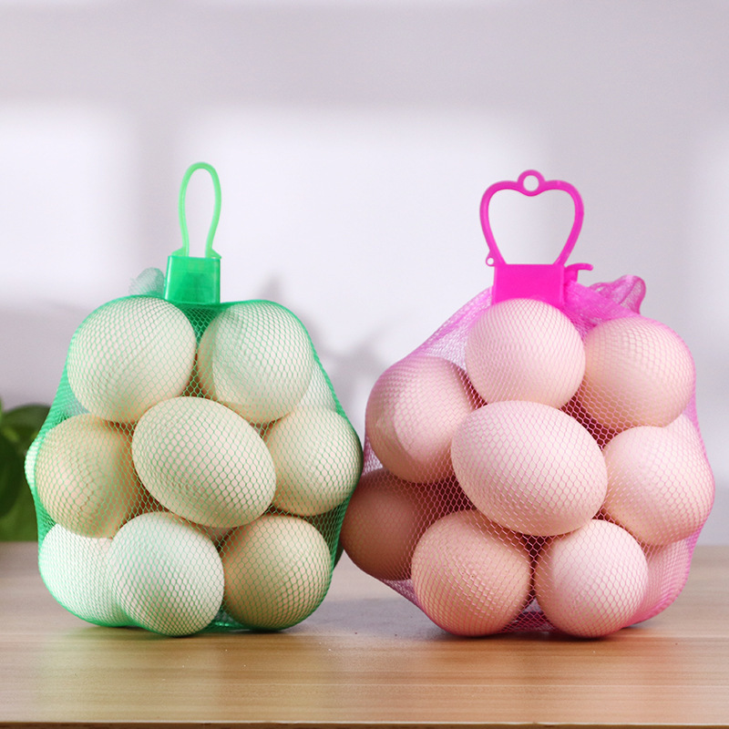 Egg net bag nylon encryption thickened soft material soil egg tag label small net bag for egg