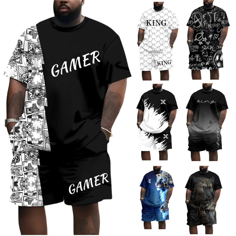 Костюм с 3D принтом для пляжа