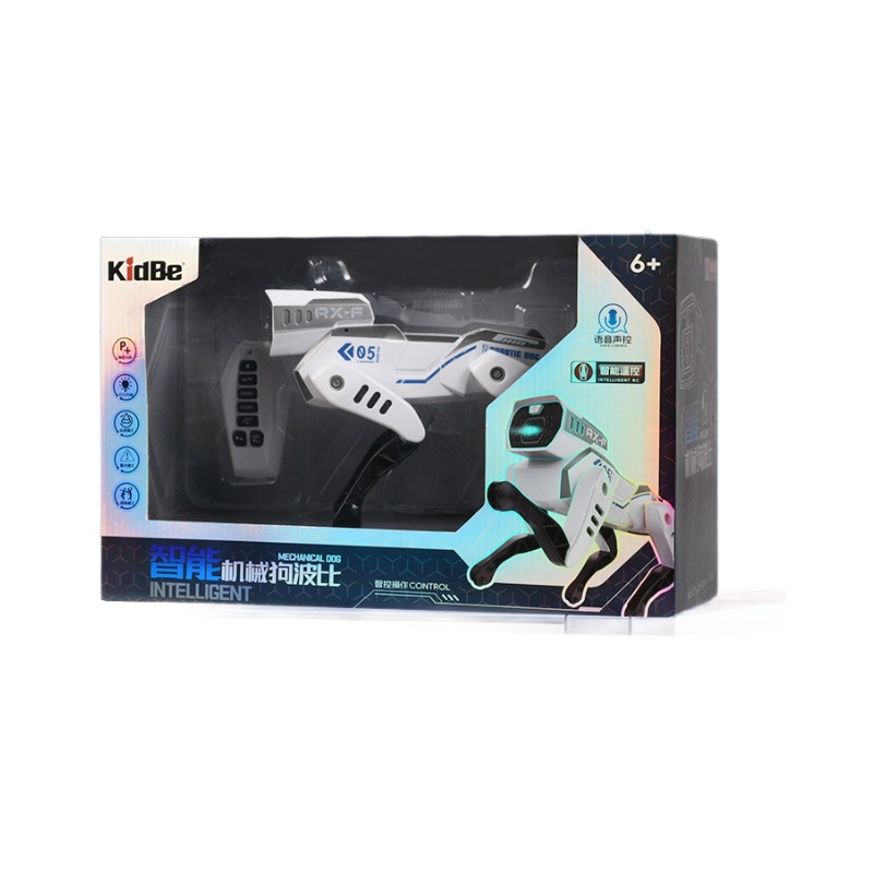 Popular Kidsren's Ai Artificial Robot Dog Intelligent Voice Bionic Remote Control Mechanical Dog Robot Toy Stall Wholesale