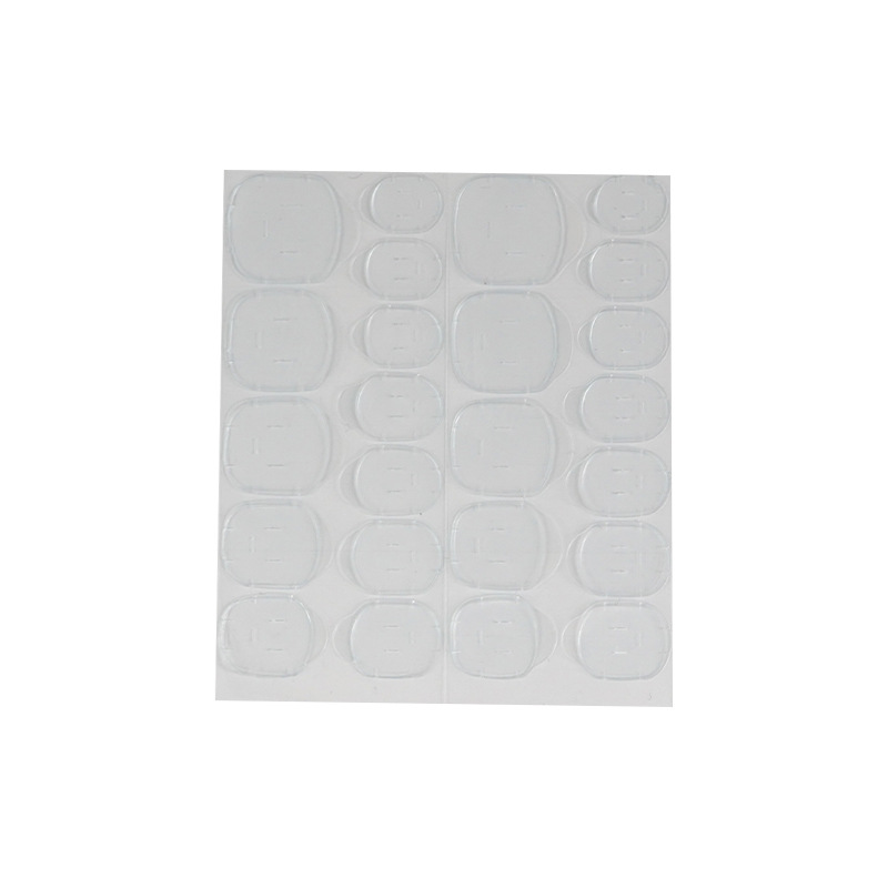 Ultra-Thin Waterproof Easy-To-Remove Jelly Glue Wearable Nail Stickers 24 Pieces Strong Invisible Double-Sided Stickers Direct from the Source Factory