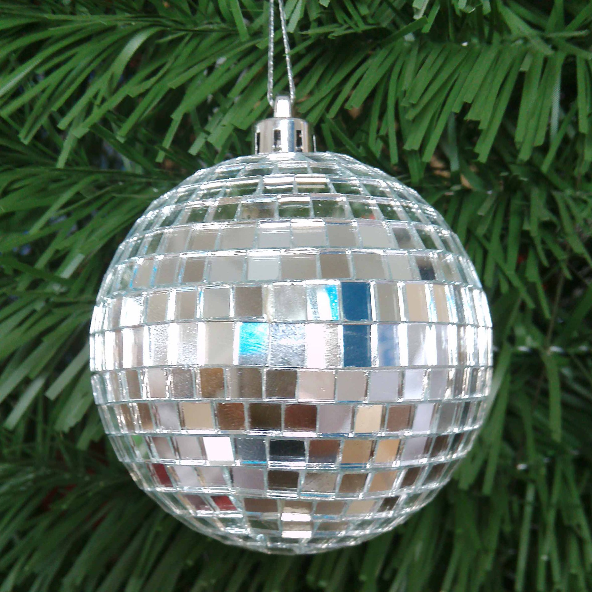 50mm glass mirror ball Christmas ball pendant (40mm-200mm Can Do)