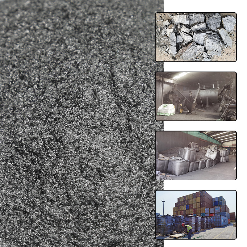 2000 Mesh High Carbon Conductive and Thermal Conductive Graphite Powder Lubricating Release Scale Graphite 80 Mesh Expandable Graphite