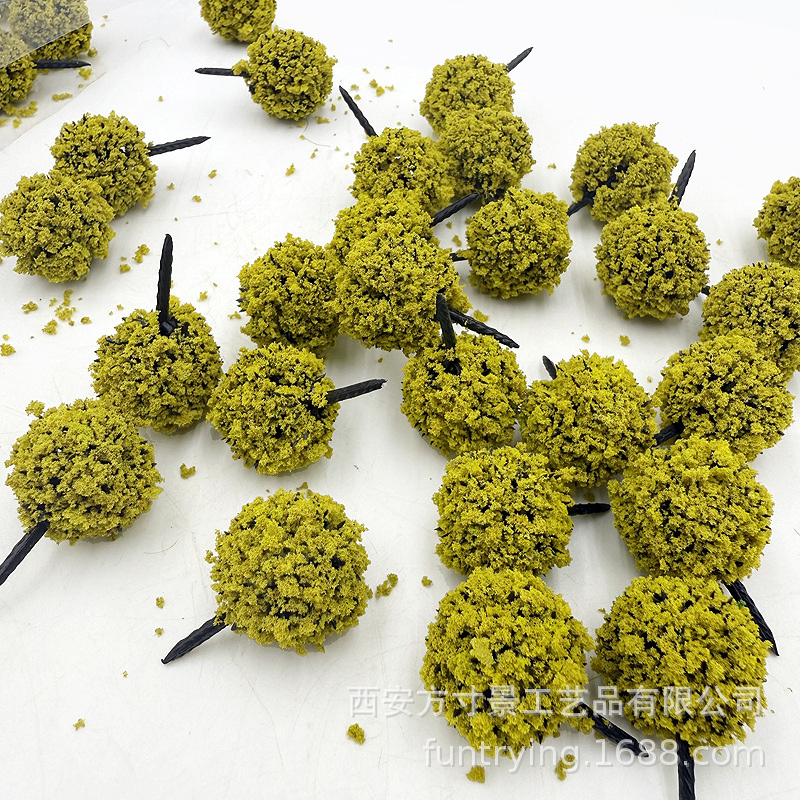 Miniature Landscape Model 2-3cm Set Small Tree Sand Table DIY Materials Micro Landscape Photography Set