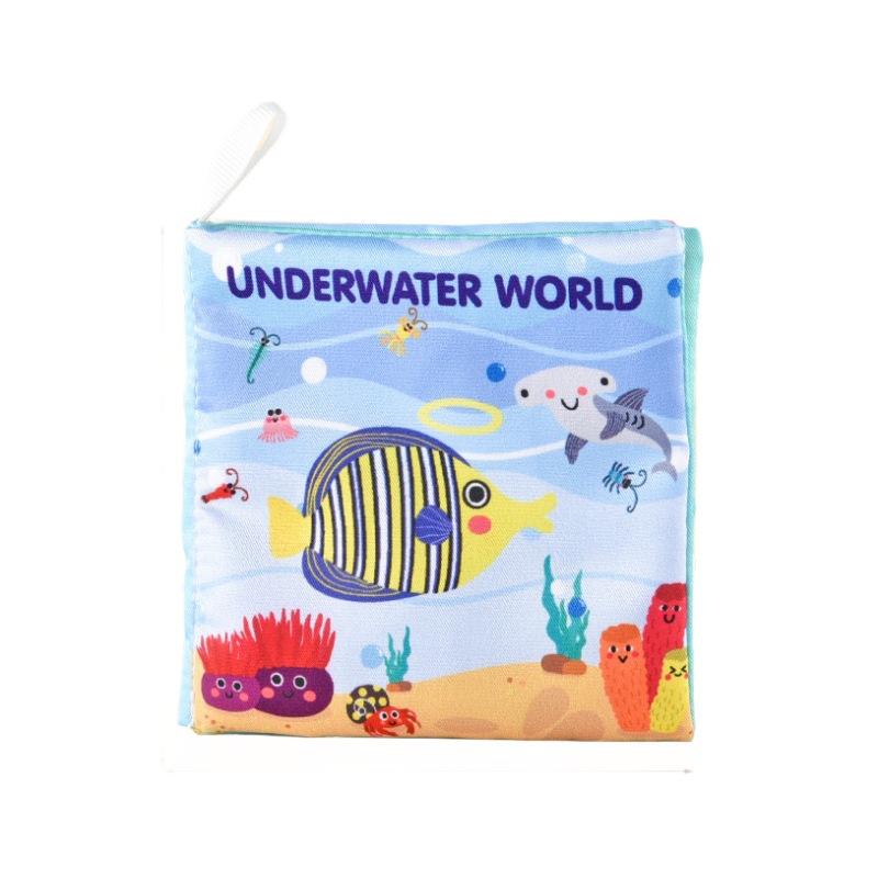 YRB cross-border baby puzzle enlightenment early education cognition tear can bite cloth book baby meeting gift