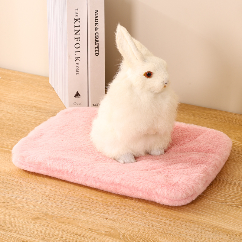 Cross-Border Rabbit Cage Mat for All Seasons, Soft and Comfortable Rabbit Guinea Pig Hedgehog Squirrel Small Pet Mat Sleeping Bag
