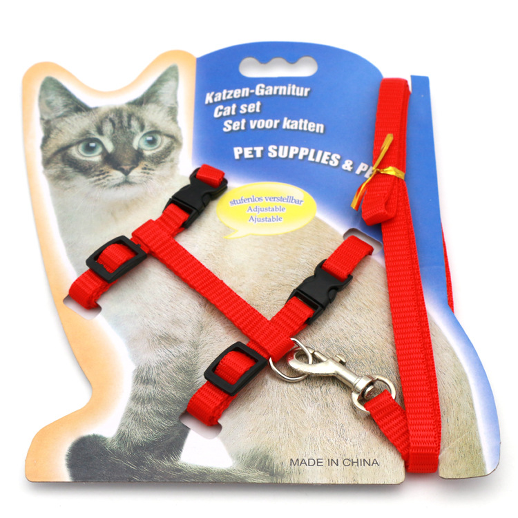 Optional color cat leash cat leash cat leash cat leash cat leash pet chest strap cat chain cat leash