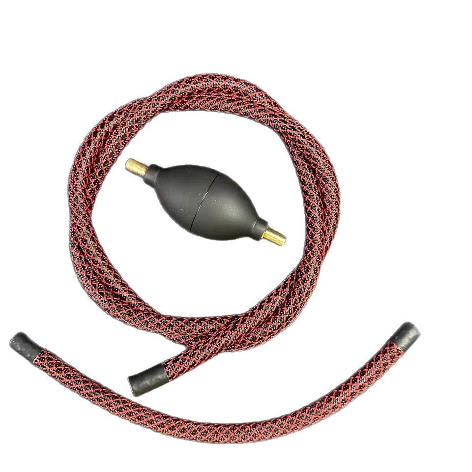 Tea Tray Braided Drain Pipe with Ball Coffee Table Tea Table Drain Hose for Tea Making Kung Fu Tea Spare Parts Outlet Pipe