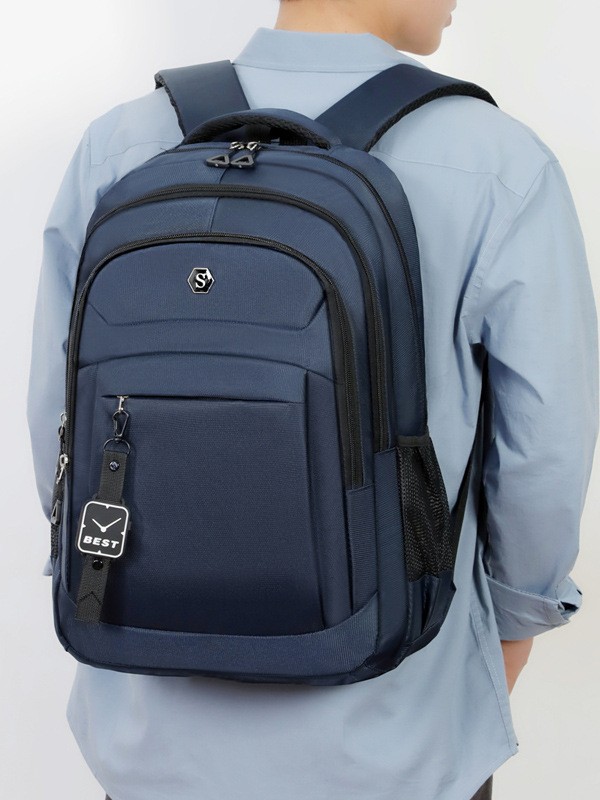 Casual Business Style Men's Backpack for Short-Distance Business Trips, Multi-Pocket Computer Bag, Comfortable Carrying Large-Capacity Backpack for Men