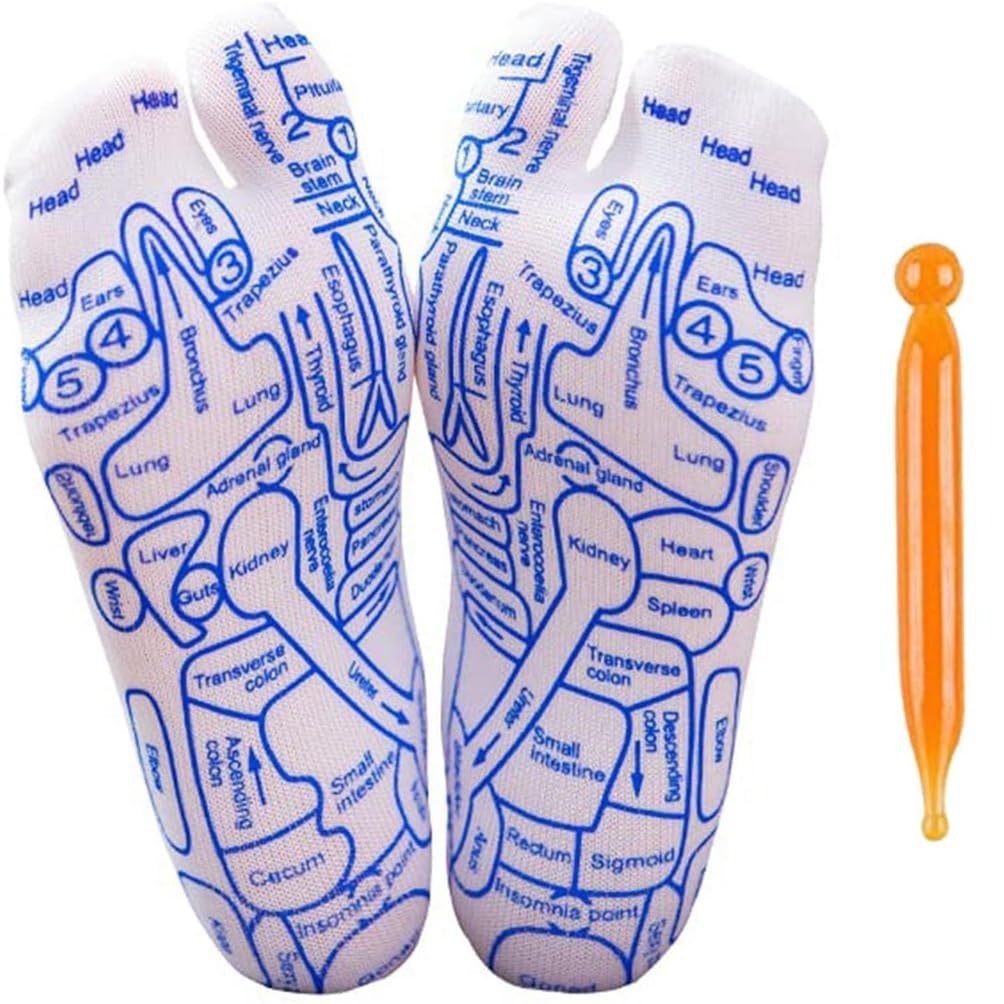 Amazon's Best-Selling Foot Massage Socks Foot Massage Socks English Acupuncture Points for Parents and Relatives