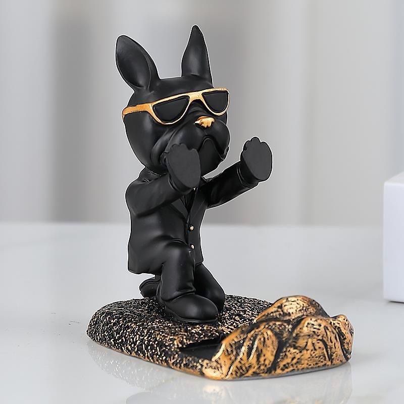 Gift Machine Cute Stand Mobile Phone Stand Desktop Ornaments Personalized Trendy Puppy Cartoon Office Desktop Doll