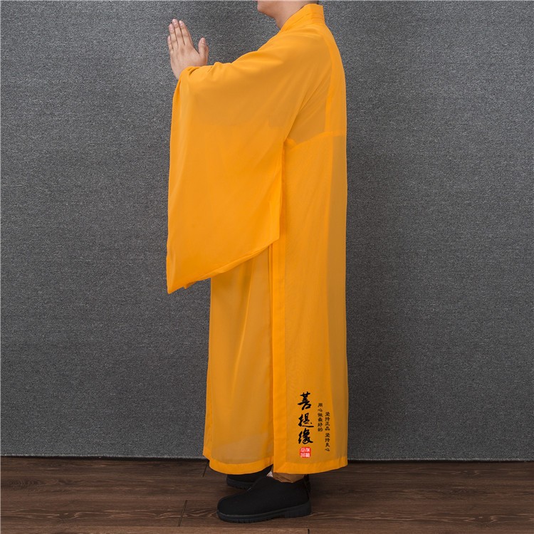 Shangxinyuan Long Coat for Men and Women, Brown French Linen Material, Haiqing Layman's Clothing, Haiqing