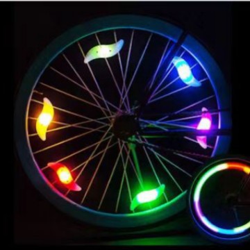 Bicycle spoke lamp mountain bike willow lamp hot wheel colorful steel wire lamp bicycle riding equipment accessories