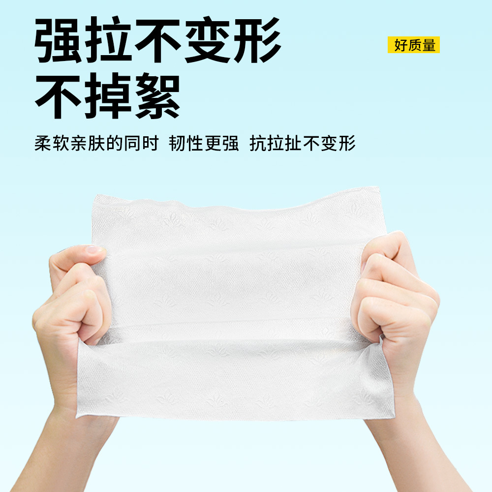 Tinglan Removable Thickened Disposable Facial Cleansing Towel Pearl Pattern Beauty Salon Facial Cleansing Towel Dry and Wet Dual-Use Facial Towel