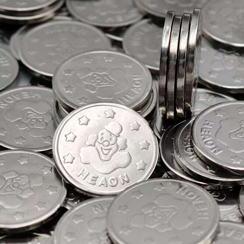 Stainless Steel Anti-Counterfeiting Tokens Customized for Arcade Entertainment Equipment Universal Game Coins Children's Entertainment Game Tokens