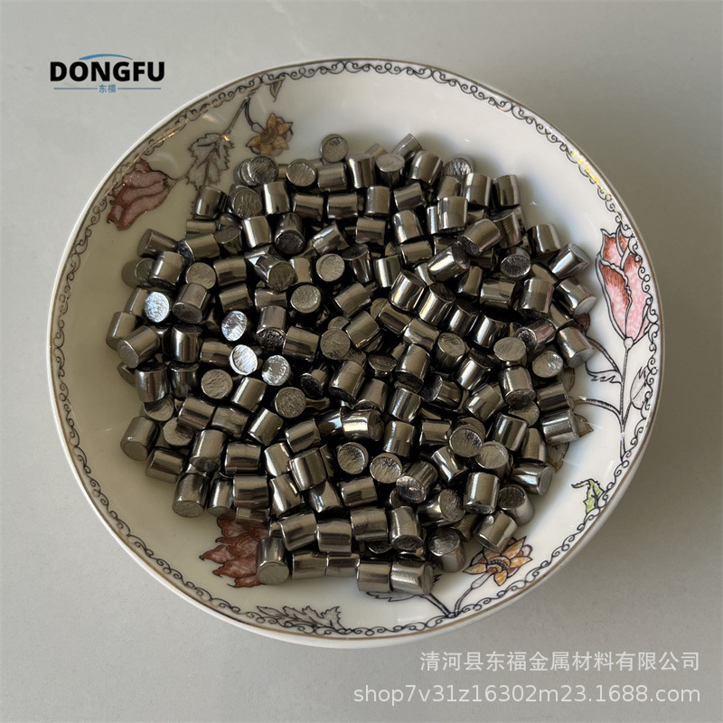 High Purity Tin Particles 6*6mm Tin Cylinder Evaporation Smelting Scientific Research Experiment Tin Segment Sn Metal Tin Particles