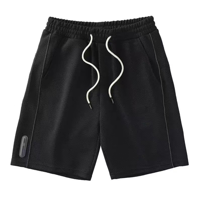 Waffe Shorts Men's Summer Running All-Match Hong Kong Style New Fashionable Breathable Sports Trendy Men's Straight Casual Comfortable