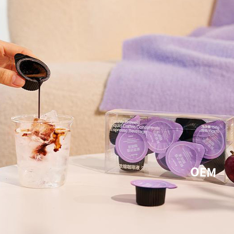 Oem Prune Coffee Fresh Extract Concentrated Prune Coffee Liquid Dietary Fiber Arabica American Black Coffee Processing