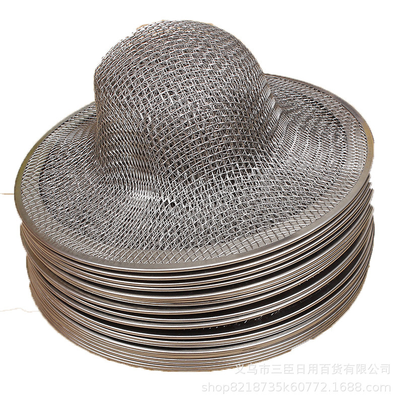 Round stainless steel pool floor drain Net 5/ 7/9/11cm straw hat floor drain net shower filter cover floor drain wholesale