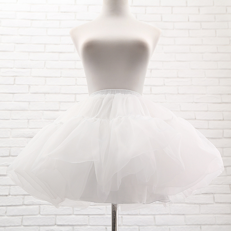 Lolita skirt boneless veil skirt cos maid soft girl Lolita tutu skirt violence Carmen veil
