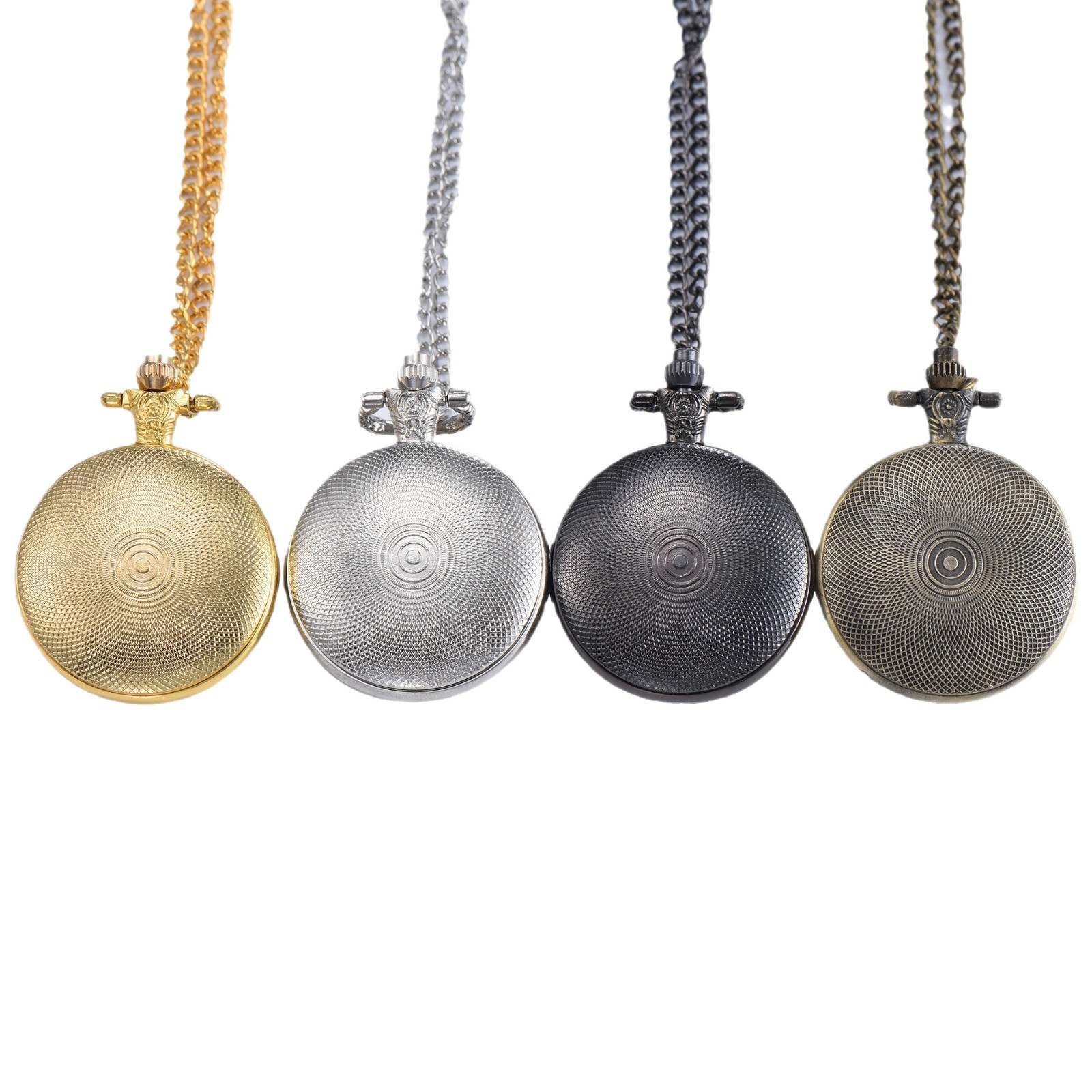 Medium DIY Photo Pocket Watch Creative Accessories Round Retro Hanging Watch Male and Female Students Decorative Gift Necklace Watch