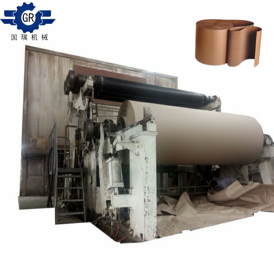 4200mm Kraft Corrugated Paper Machine Produces Kraft Surface Paper, Corrugated Core Paper and Composite Base Paper