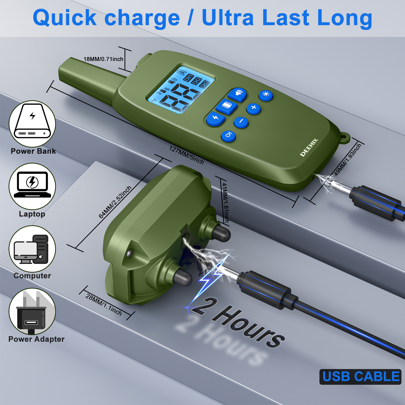 800 meters remote control rechargeable waterproof pet electric shock collar with vibration dog trainer bark stopper