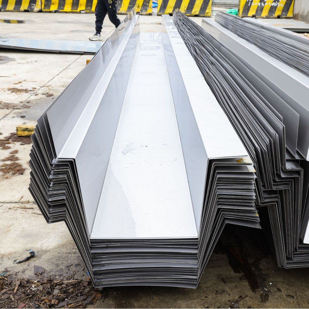 304 Stainless Steel Gutter Drainage Trough 201 Stainless Steel Rain Gutter Roof U-Shaped Groove 316L Drainage Gutter