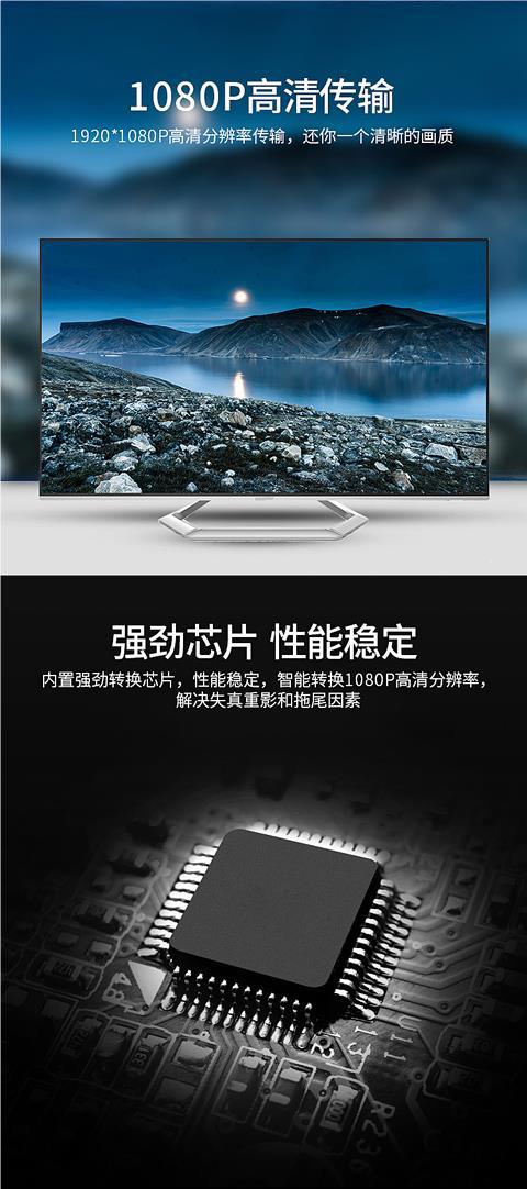 Convert to High-Definition Tcl Chassis Xiaomi Hisense Computer Host Vga Tv Video Connection Sharp HDMI Cable