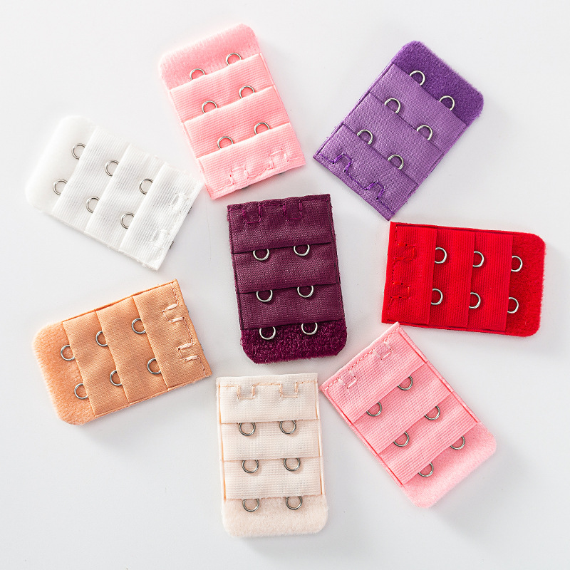 In stock color underwear breasted extended buckle three-row adjustable buckle bra extended buckle back buckle buckle manufacturer in stock