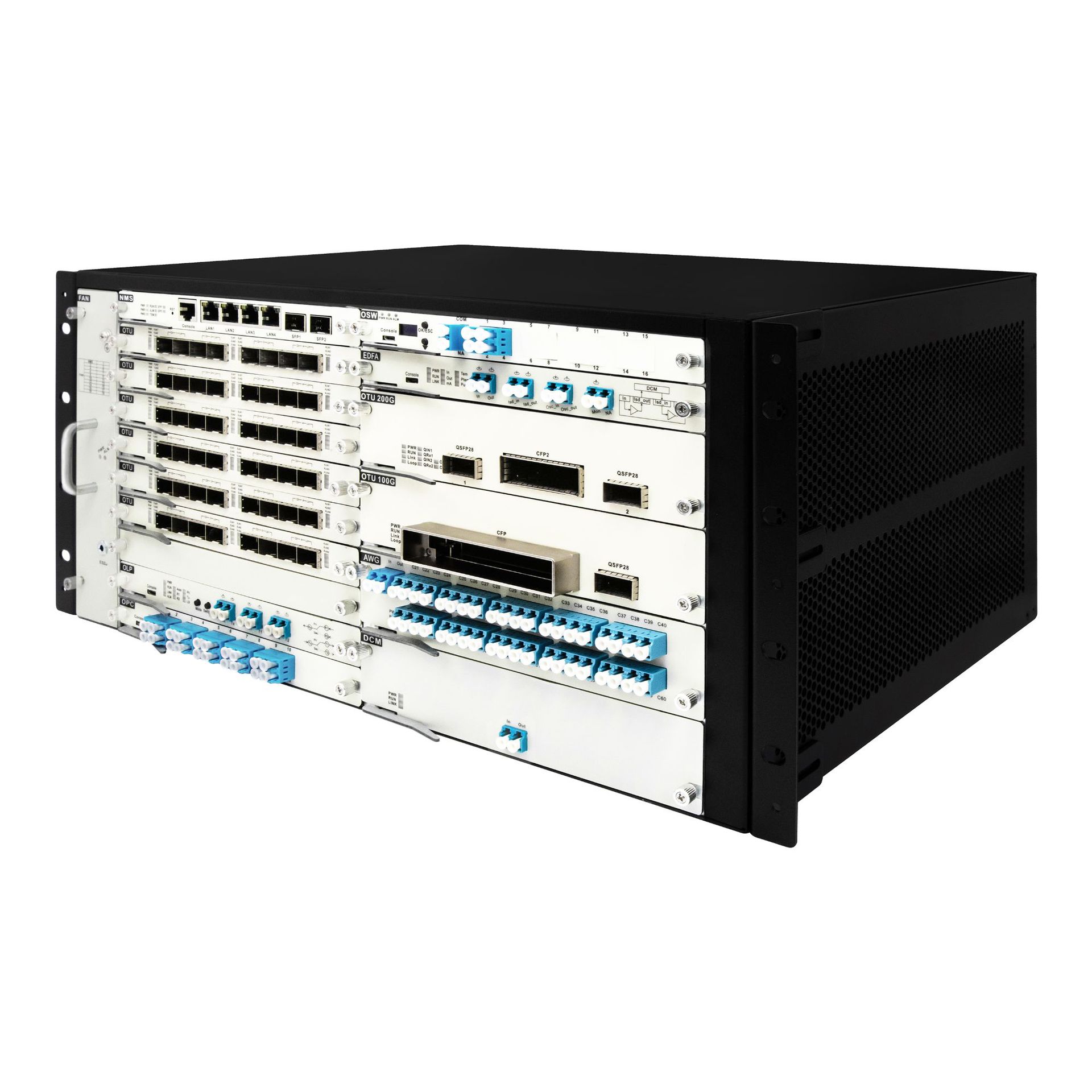 Dwdm Wdm Equipment System Transmission 400g Rack-Type Non-Coherent Without Active Wave