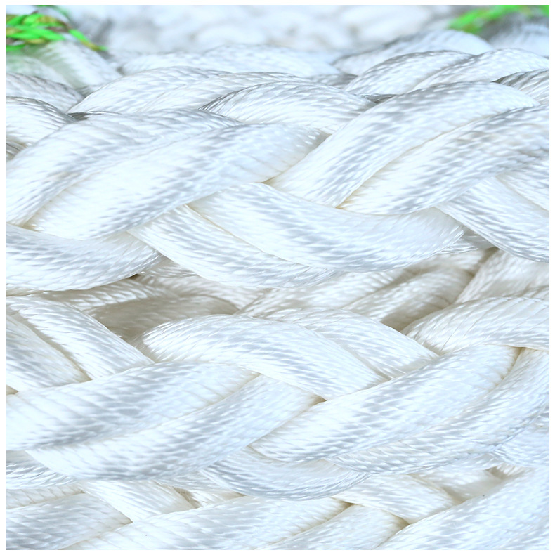 Eight-strand marine cable wear-resistant nylon rope super tensile thick rope throwing rope filament binding pp rope anchor rope
