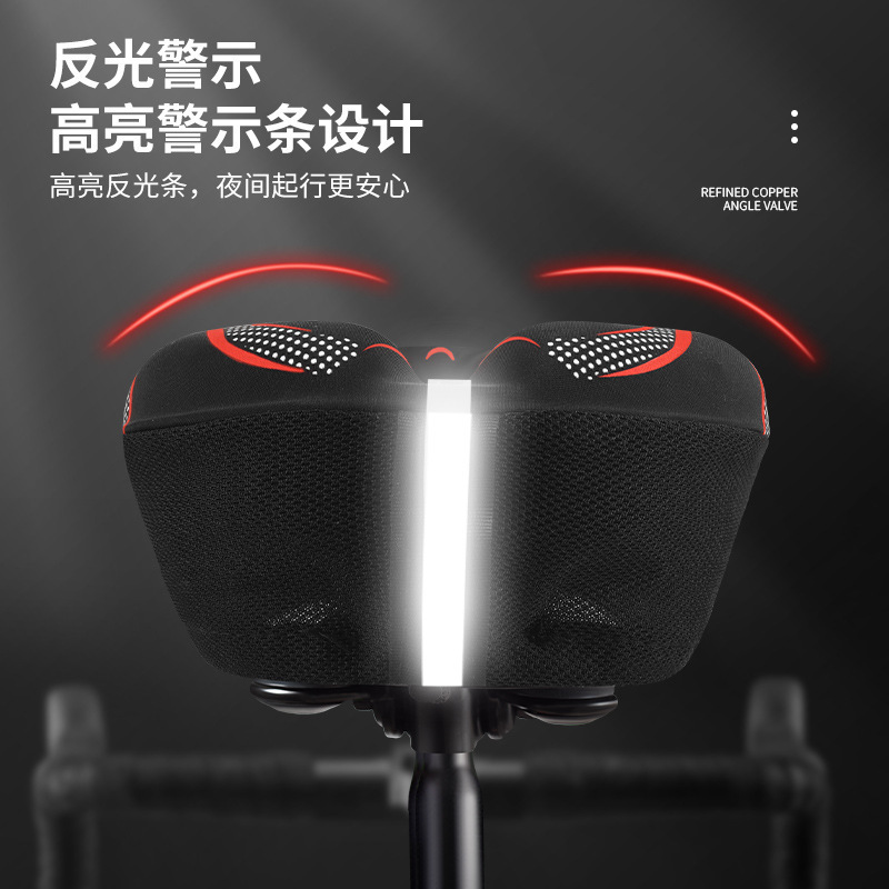 Bicycle Seat Cushion Cover Silicone Seat Cover Road Bike Super Soft Universal Mountain Bike Saddle Seat Cushion Seat Cover Cycling