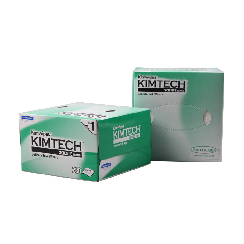 Wholesale Kimberly low dust wipe paper 34155 industrial paper dust-free paper precision instrument cleaning 0131 small green box