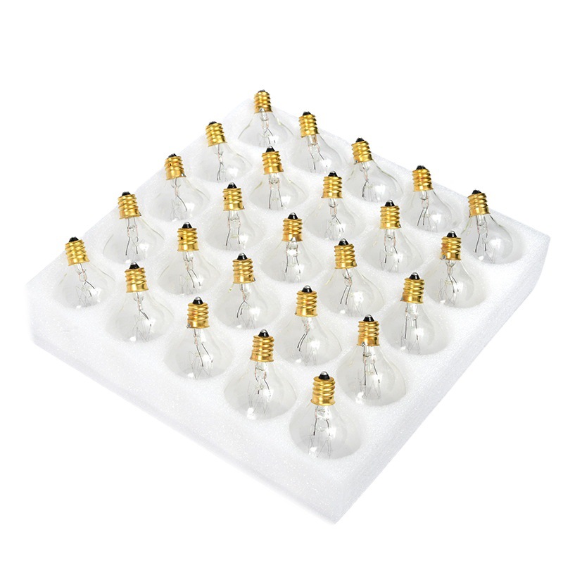 G40 bulb double spiral tungsten filament bulb string light bulb 7W European standard British standard bulb holiday decorative bulb