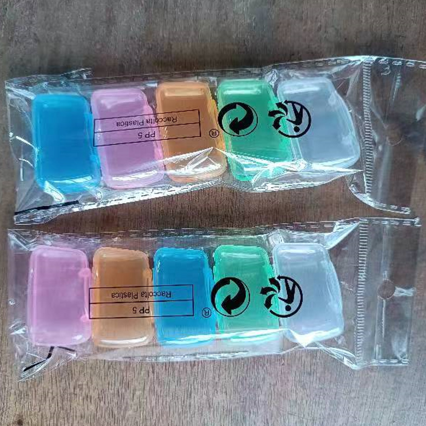 Travel Supplies Toothbrush Cover Toothbrush Box 5 Pack Plastic Toothbrush Head Cover Toothbrush Protective Cover Toothbrush Protective Head