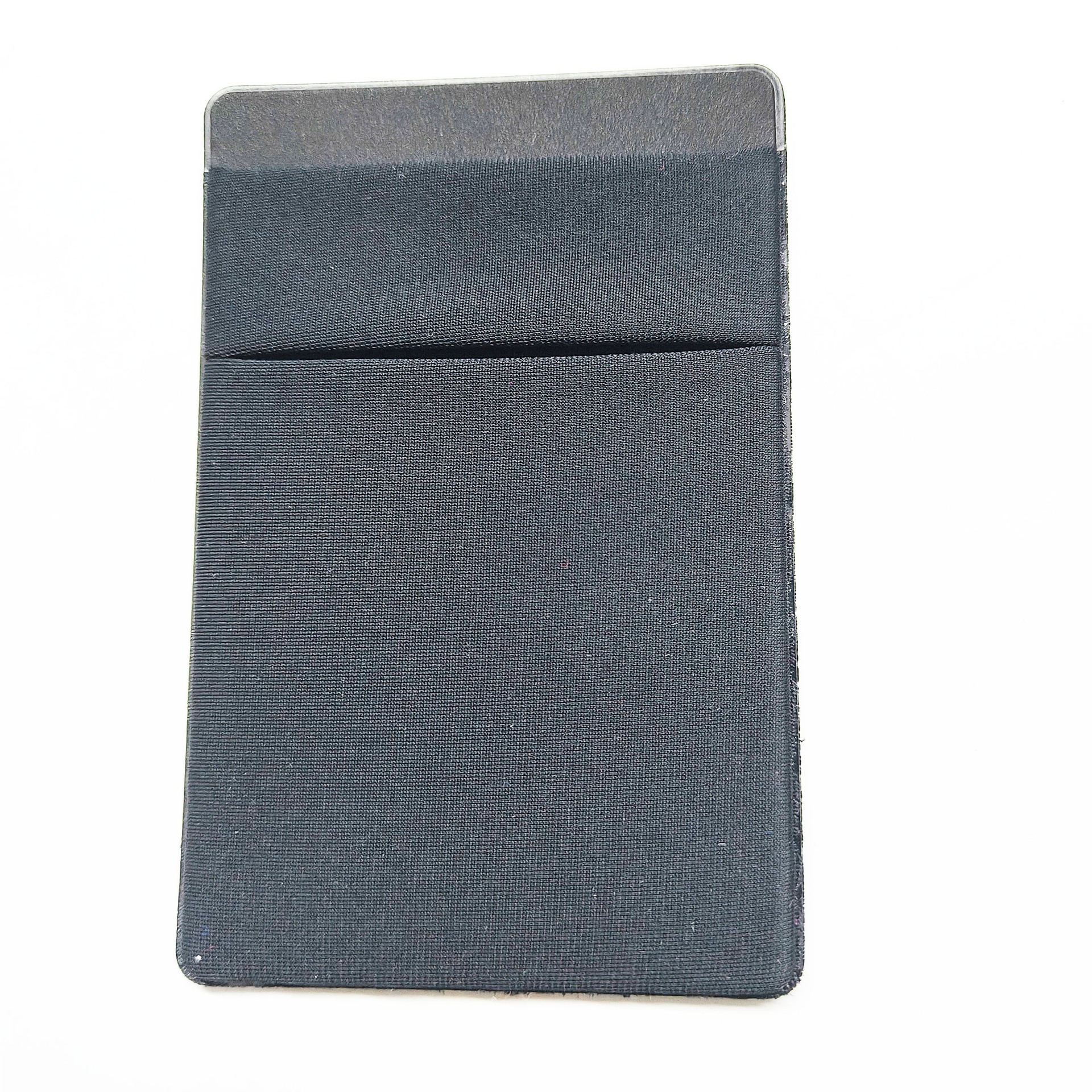 in stock Lycra Fabric Elastic Mobile Phone Sticker Multi-functional Double Layer Mobile Phone Back Sticker Double Oblique Mouth Double Slot Mobile Phone Sticker Card Case