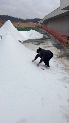 High Temperature Snow Machine, Summer Snow Making, Flake Ice Machine