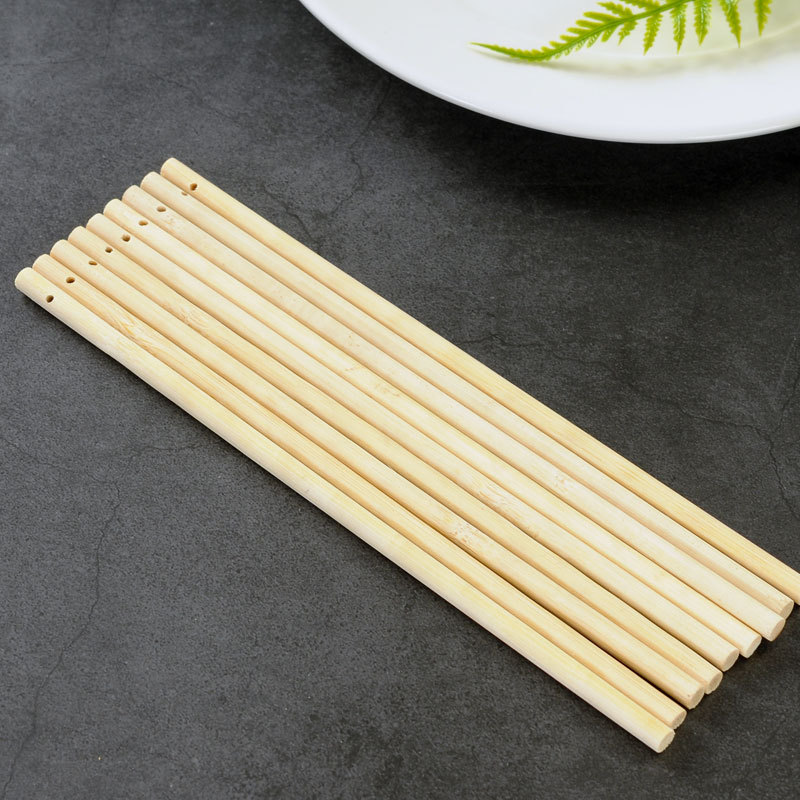 DIY Bamboo Sticks Round Sticks 3/4/5/6mm Diameter Flat Head Bamboo Sticks Handmade Model Materials Can Be Customized to Punch Bamboo Art Bamboo