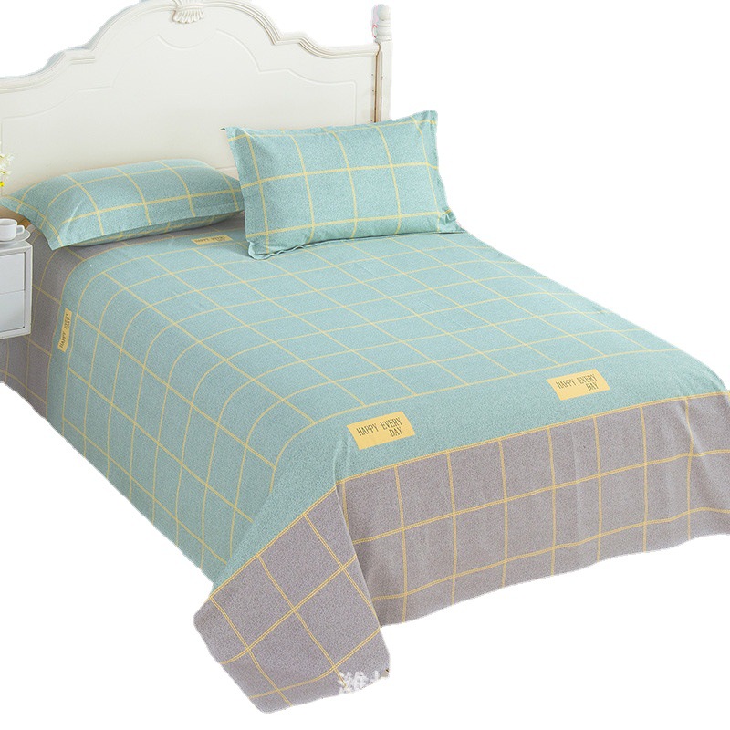 Factory Bed Sheets Thickened Scrub Bed Sheets Single Piece Student Dormitory Bed Sheets Scrub Bed Sheets for Single Bed