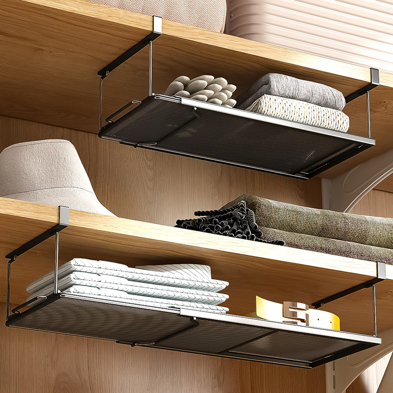 Simple partition shoe holder storage retractable household lower hanging shoe cabinet layered space-saving partition shoe rack storage rack