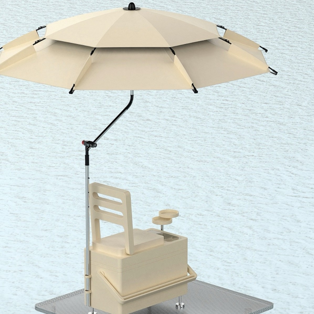 Stall Trolley Sunshade, Camper Umbrella, Sunshade, Fishing Special Sunshade, Outdoor Fishing Umbrella, Foldableing