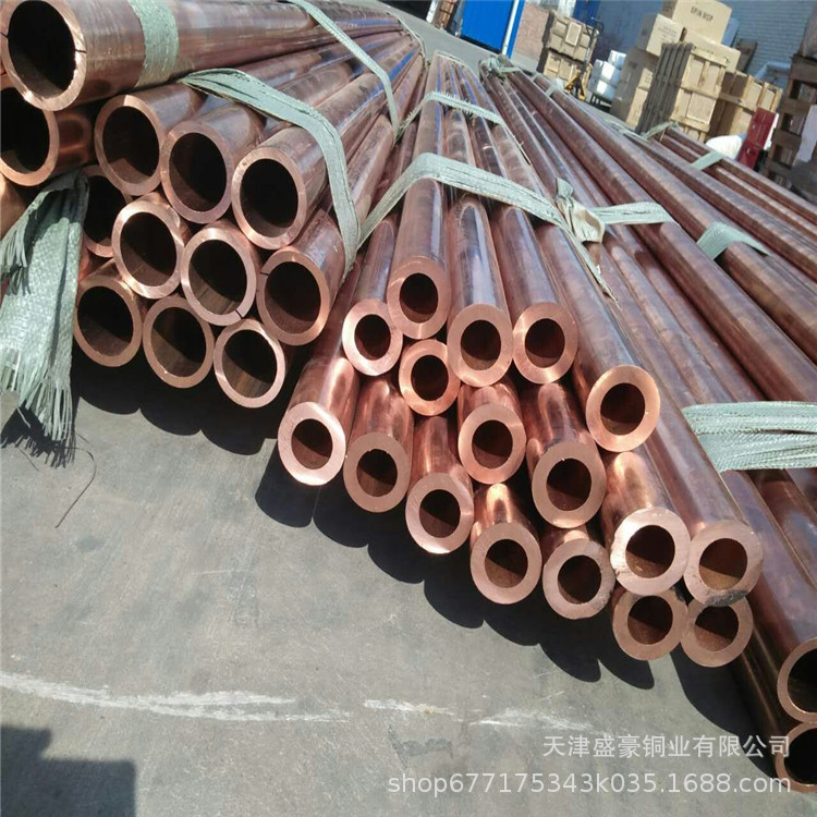 T2 Large Diameter Copper Tube Thick Wall Copper Tube C1100 Tube 10*500 Copper Tube Can Be Cut Factory Supply