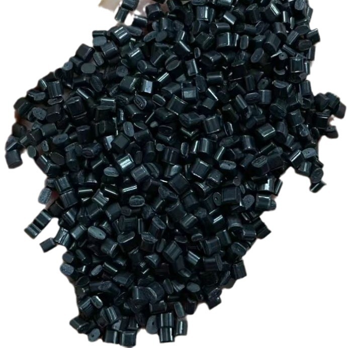 Black flame retardant PPO recycled particles polyphenylene ether impact 11 flame retardant 2.0V0 environmental protection, heat resistance
