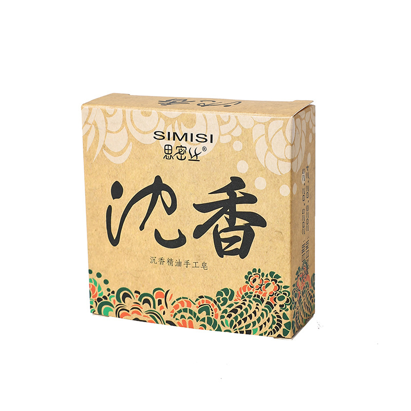 [Smisi] Agarwood Soap Sandalwood Essential Oil Soap Handmade Soap Cleansing and Moisturizing 80g 100g