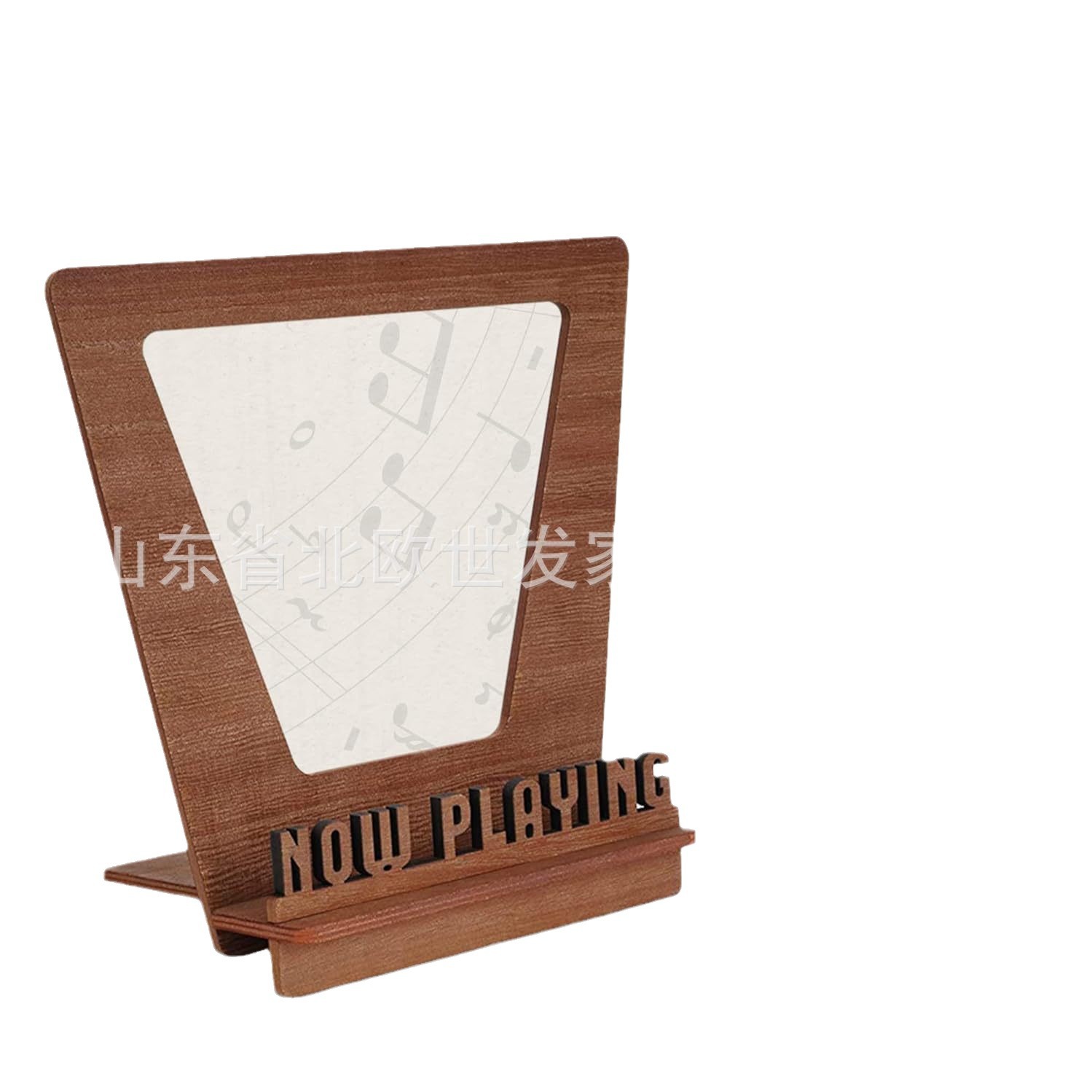 Amazon Hot Selling Wooden Vinyl Record Storage Rack Wooden CD Record Rack Display Rack Removable Storage Rack