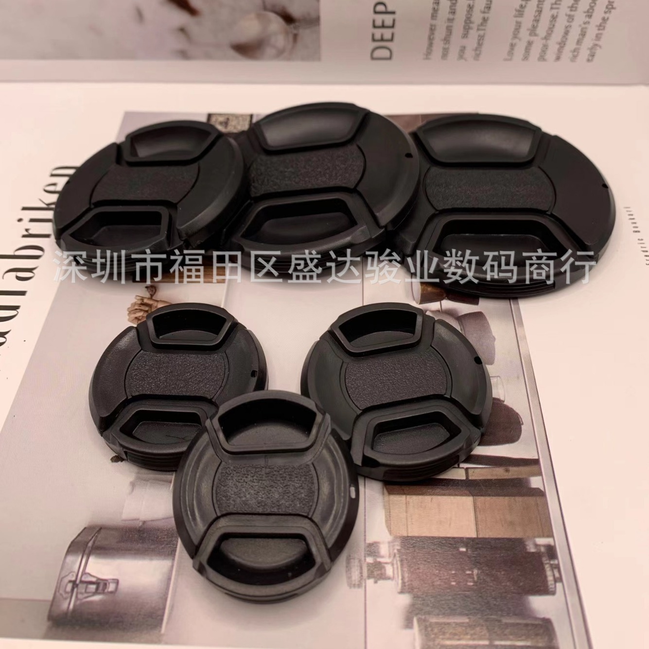 Оптовая крышка для объектива без надписи защитная крышка для SLR камеры без этикетки