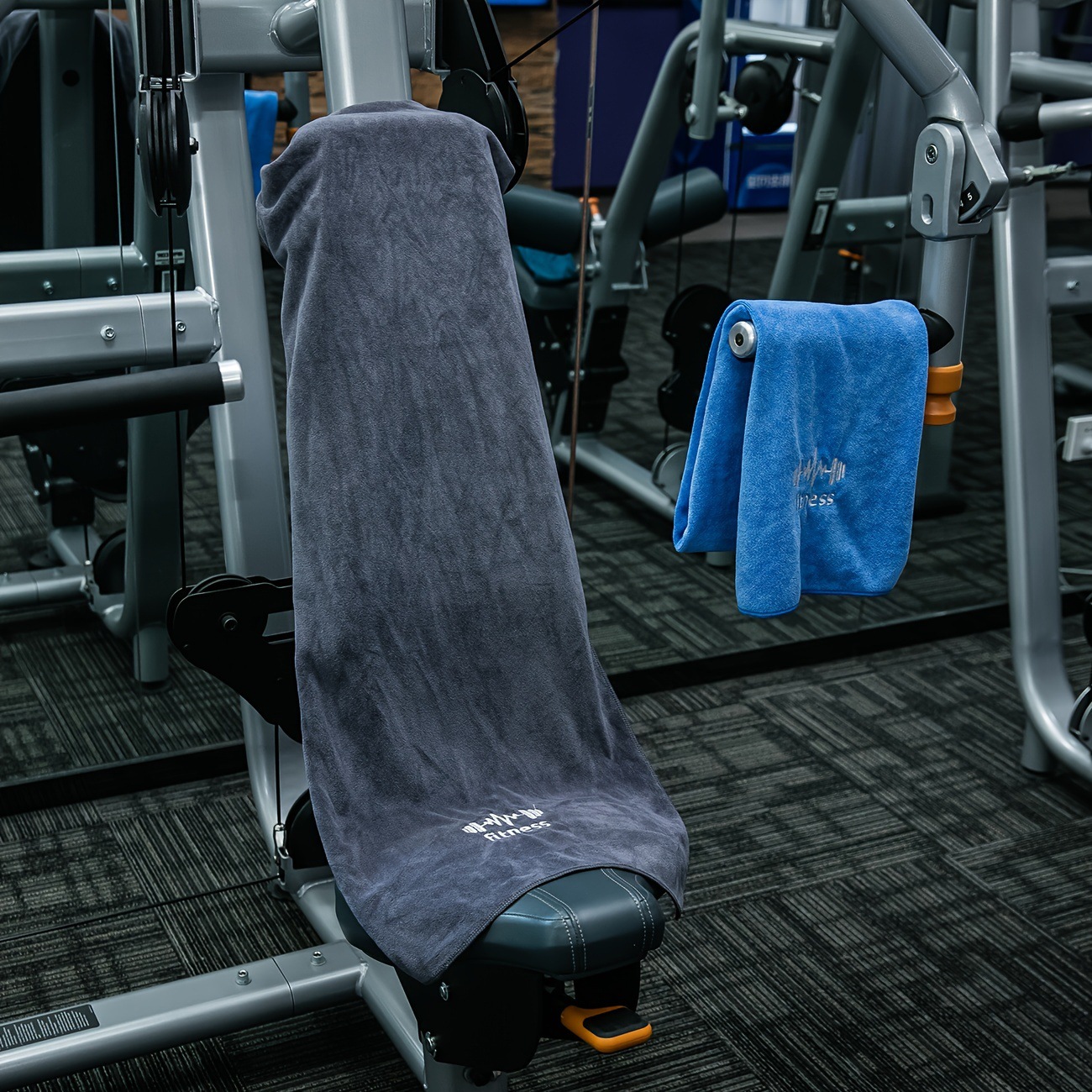 Трансграничное спортивное полотенце, полотенце для протирания пота с возможностью маркировки, полотенце для спортивного оборудования, мягкое впитывающее дышащее, фабричный outlet