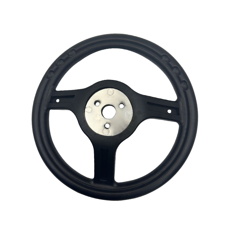 Cross-Border Hot Selling Car Modified Pu Self-Skinning Steering Wheel Personalized Competitive Racing Kart Imitation Racing Steering Wheel